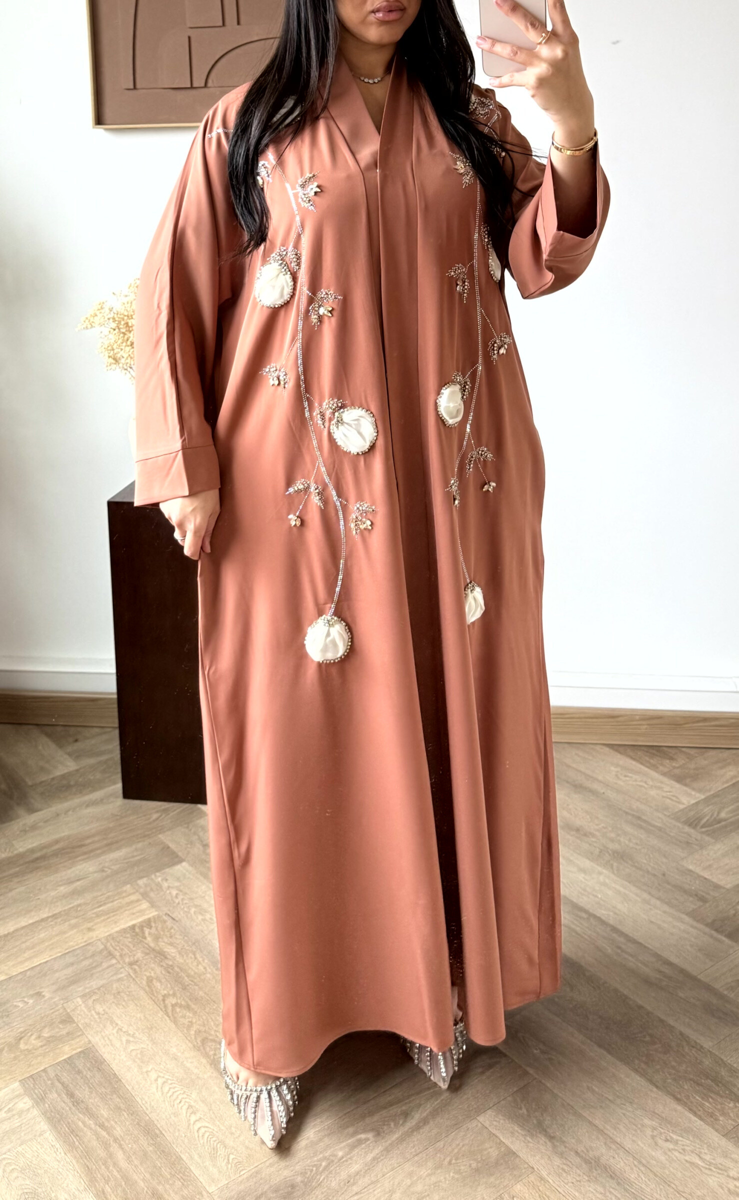 Grossista White Icy - Abaya da festa