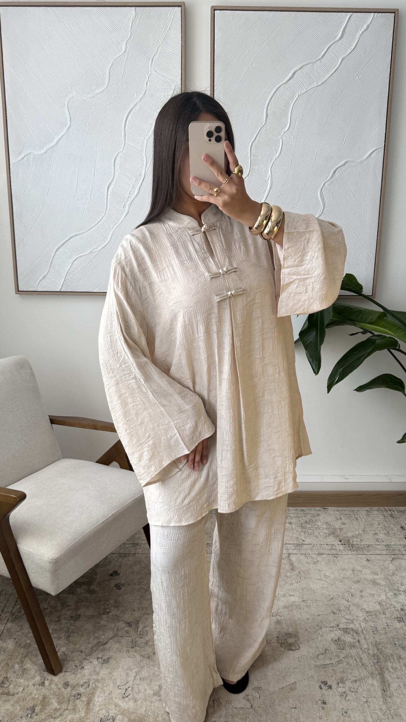 Grossiste White Icy - Ensemble ChunLi - Effet froissé
