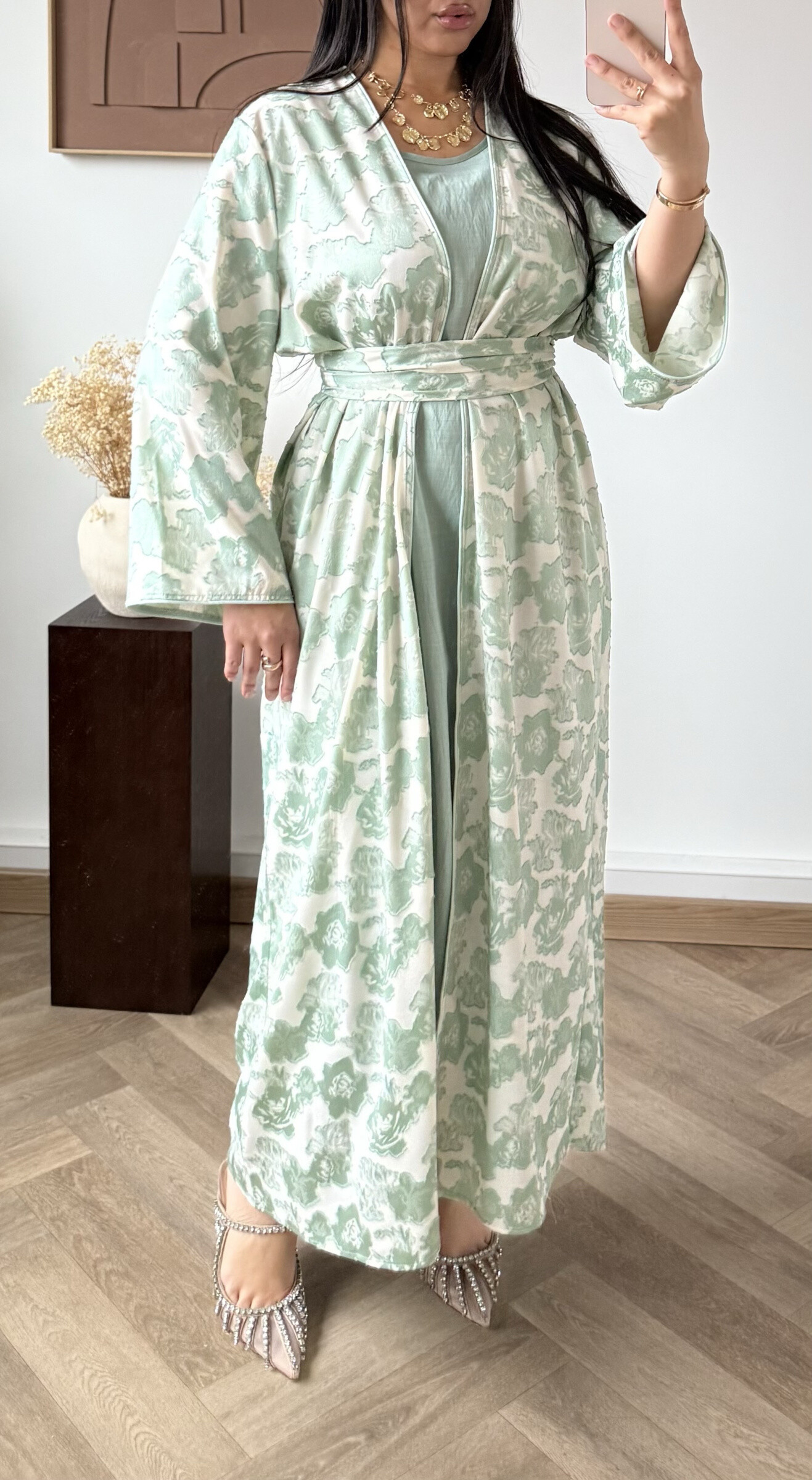 Grossiste White Icy - Ensemble motif nuageux