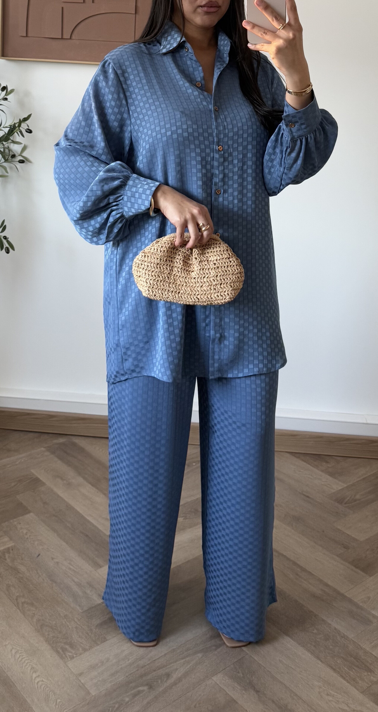 Grossiste White Icy - Ensemble Imane - Damier