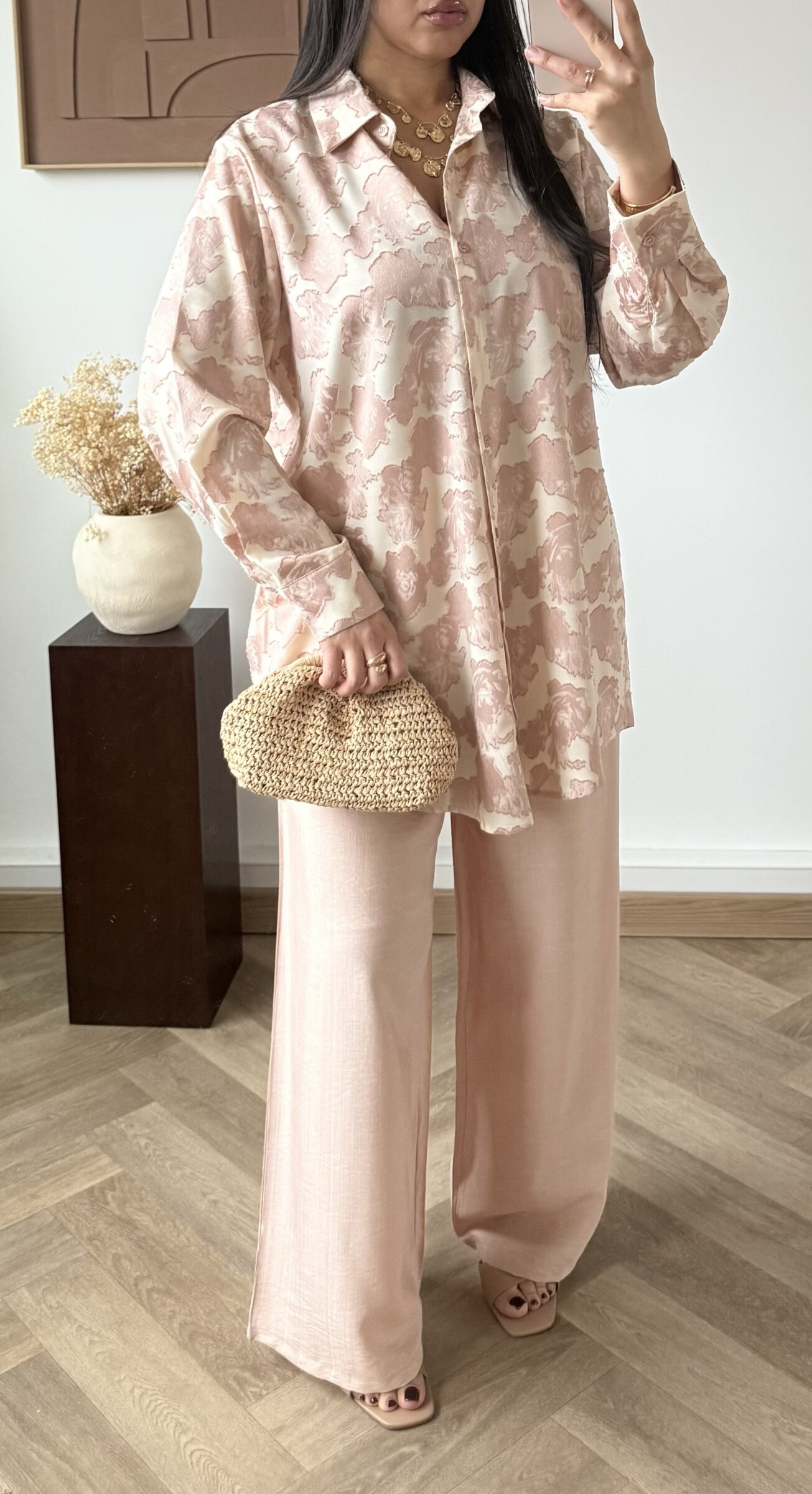 Grossiste White Icy - Ensemble motif nuageux
