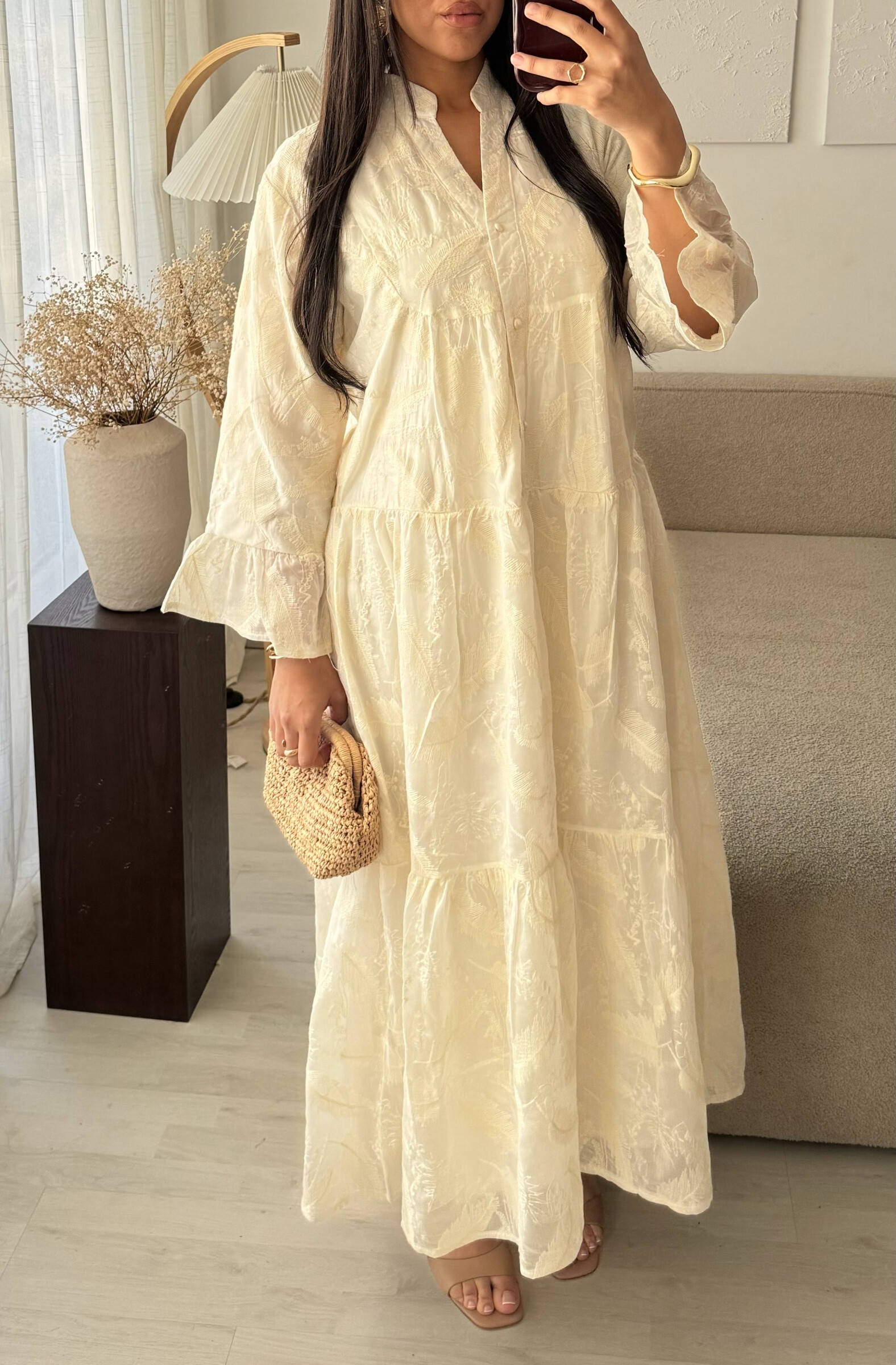 Grossiste White Icy - Robe Soraya - Jacquard