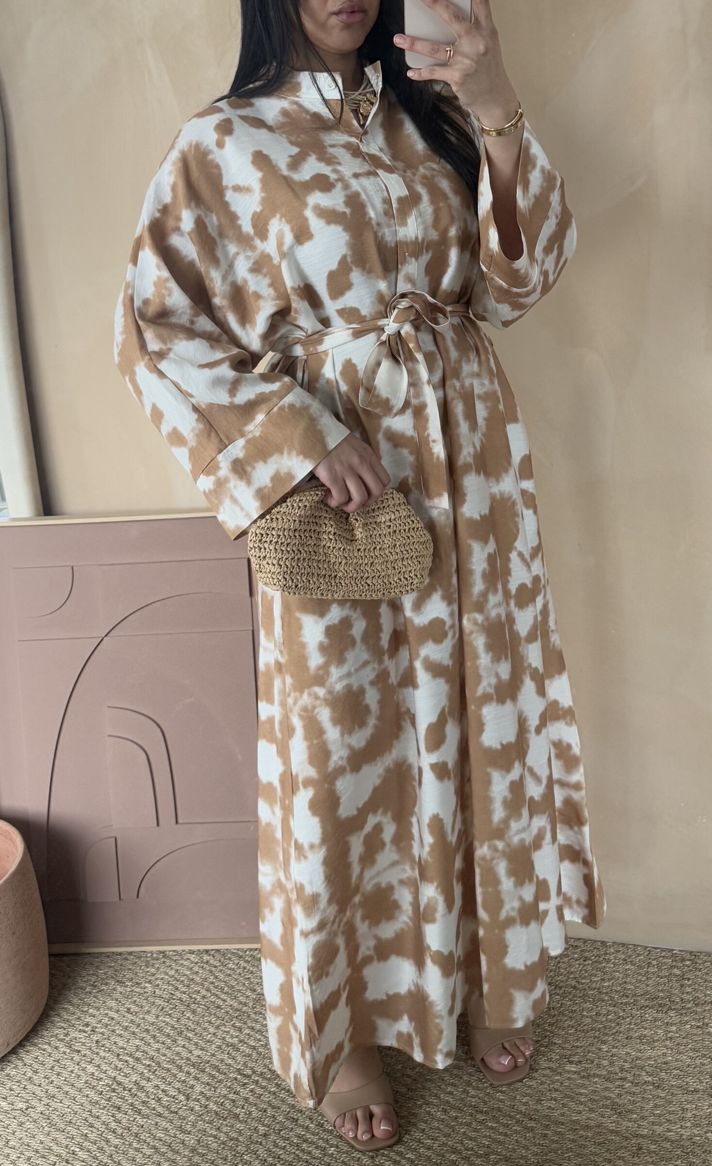 Wholesaler White Icy - Colorful print dress