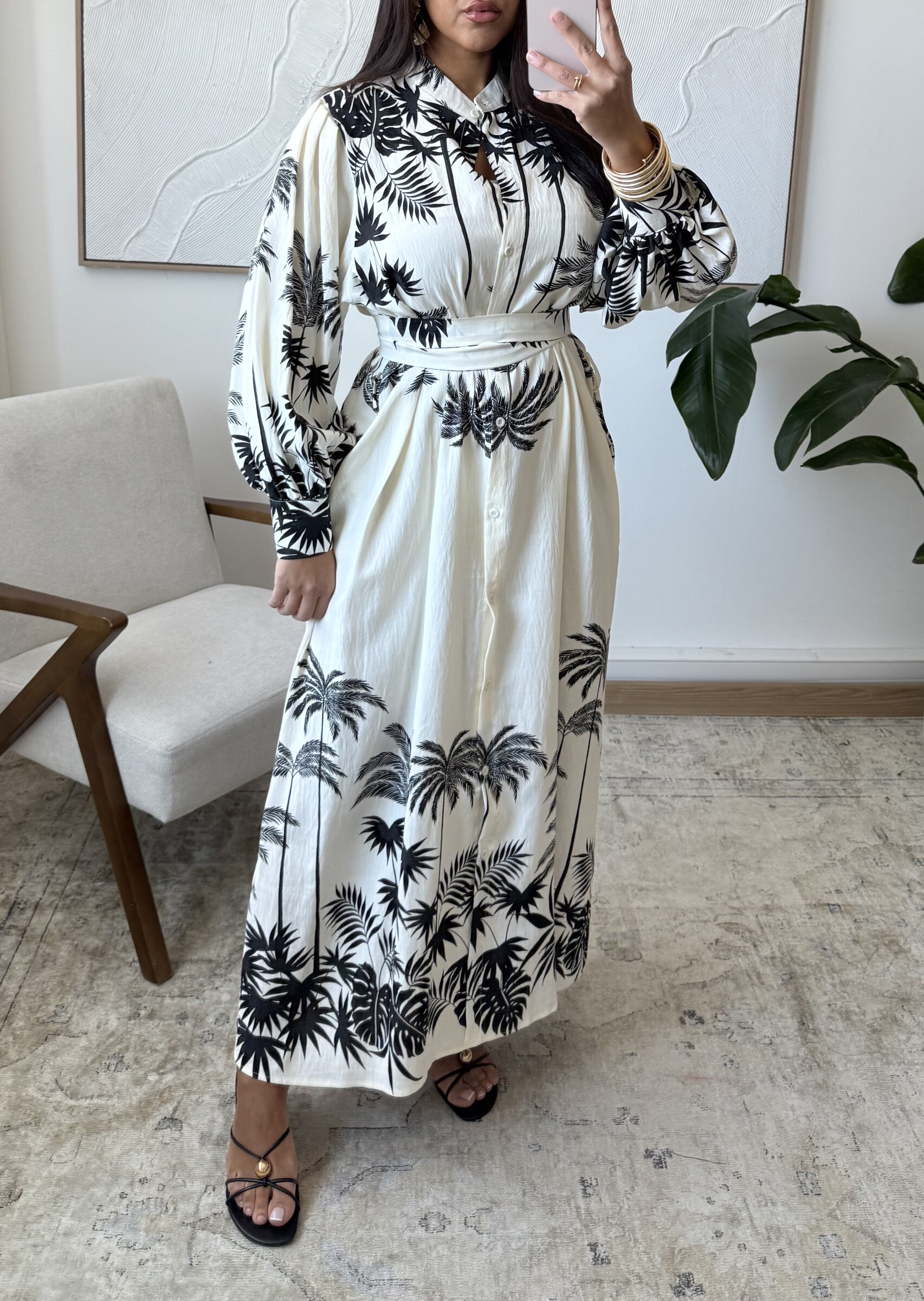 Wholesaler White Icy - Colorful print dress