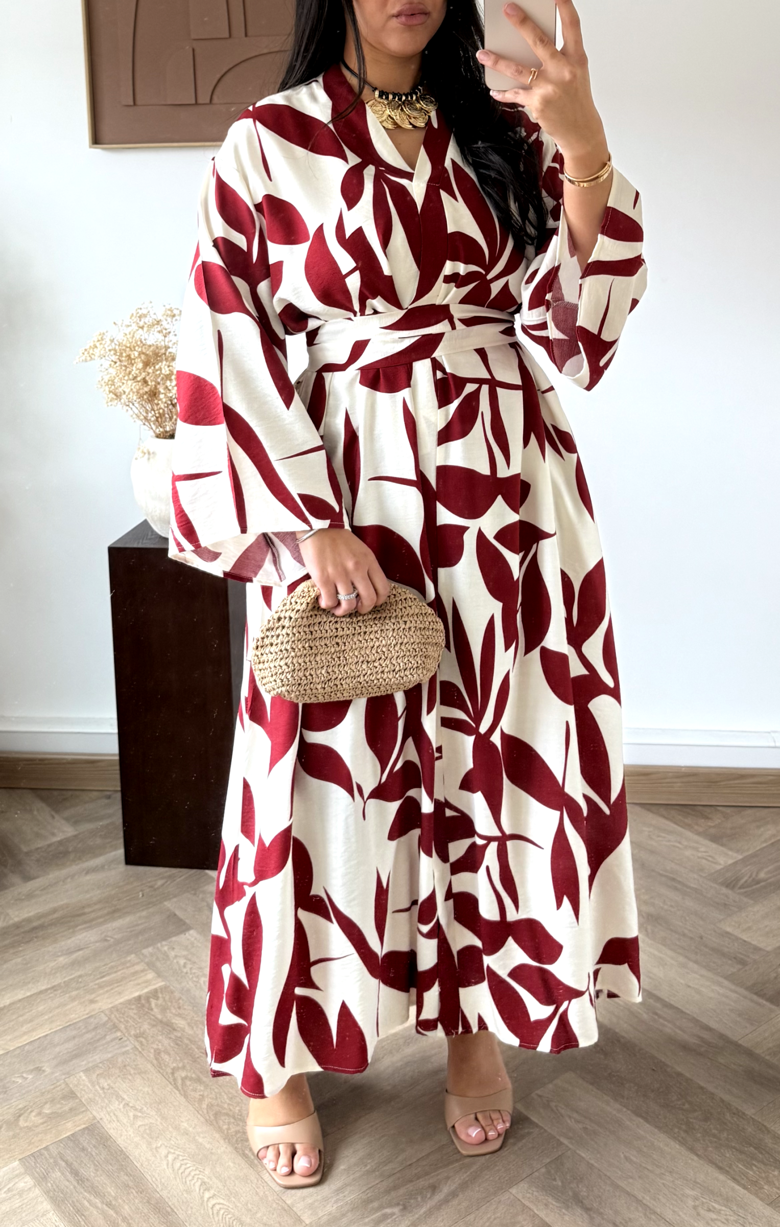Wholesaler White Icy - Colorful print dress
