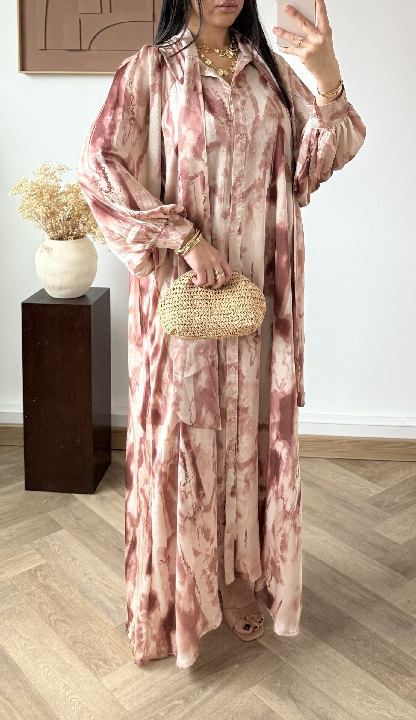 Wholesaler White Icy - Printed tie dress