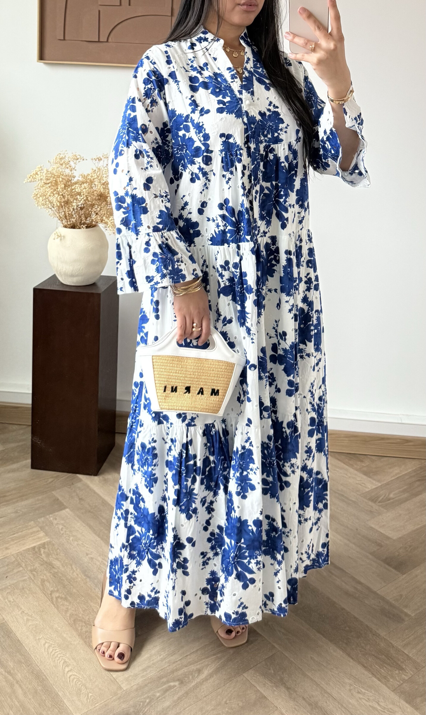 Grossista White Icy - Nala Dress - ricamo inglese