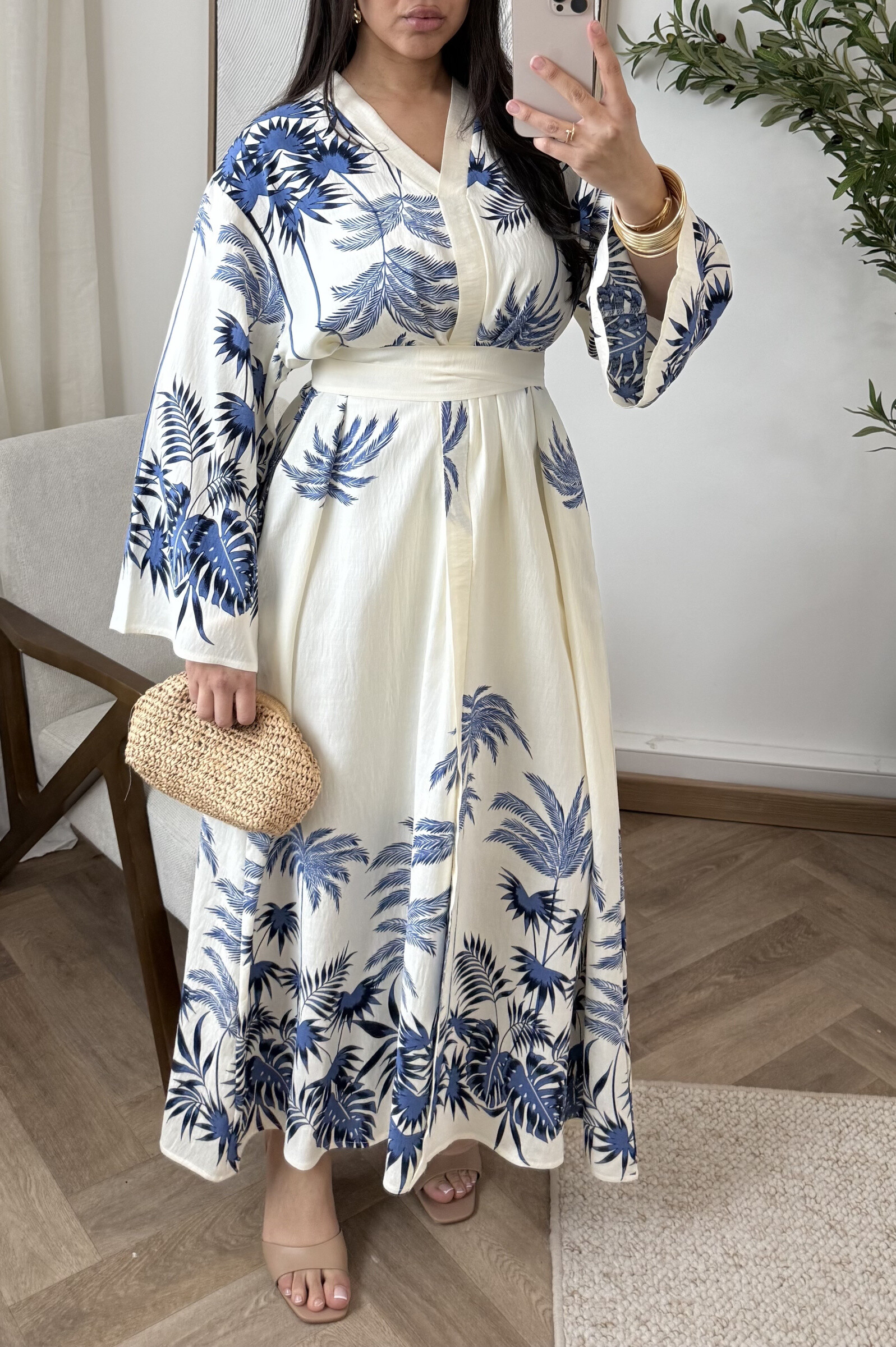 Wholesaler White Icy - Colorful print dress