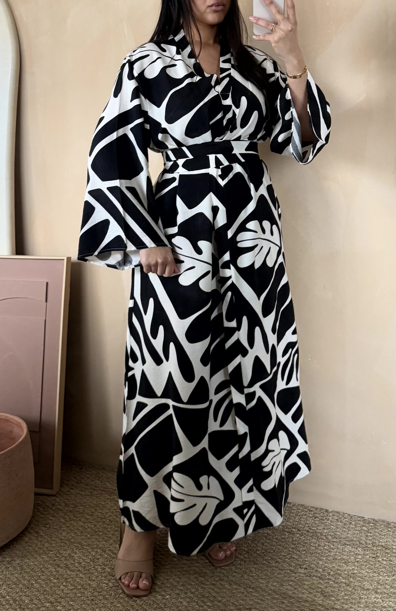 Wholesaler White Icy - Colorful print dress