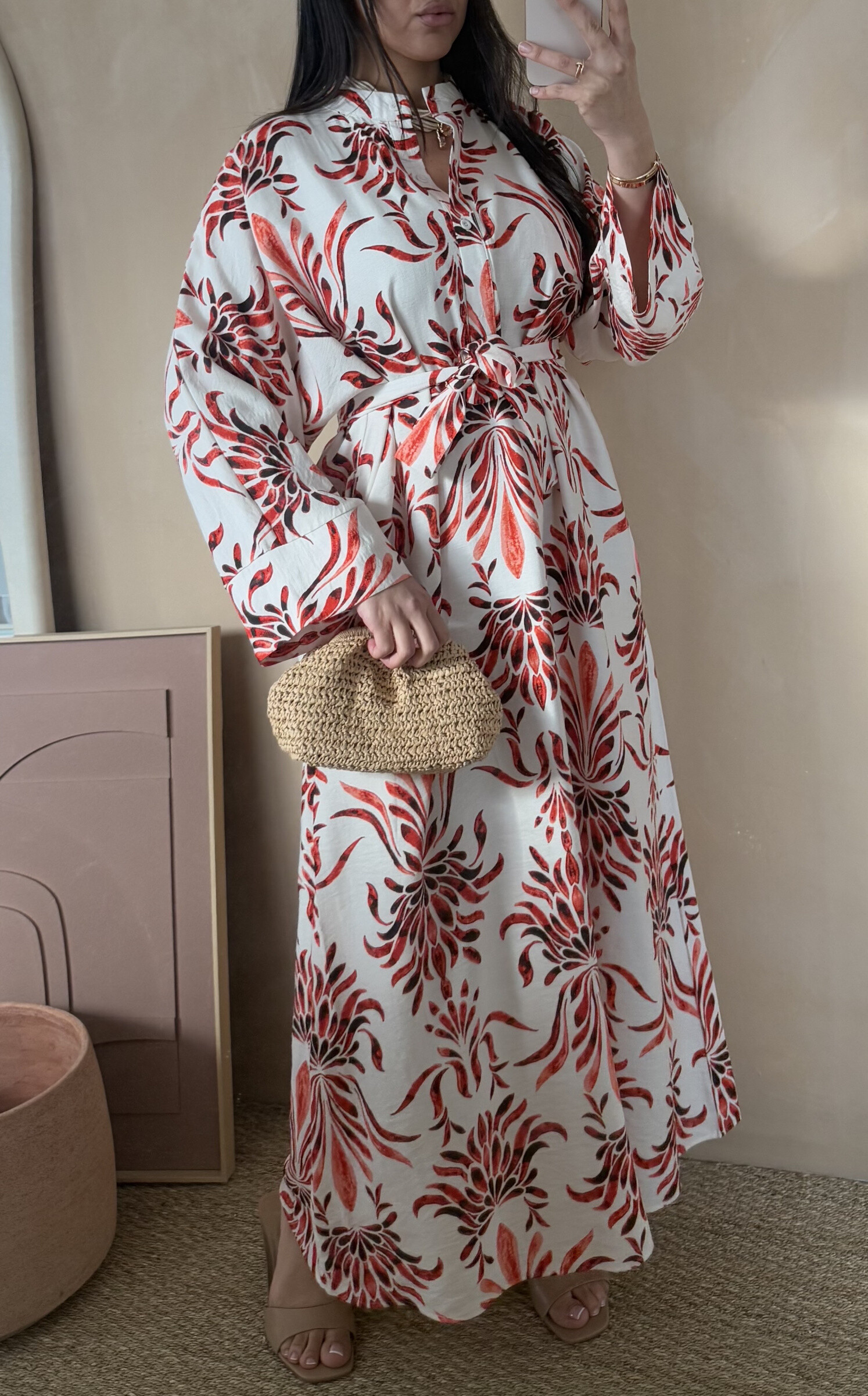 Wholesaler White Icy - Colorful print dress