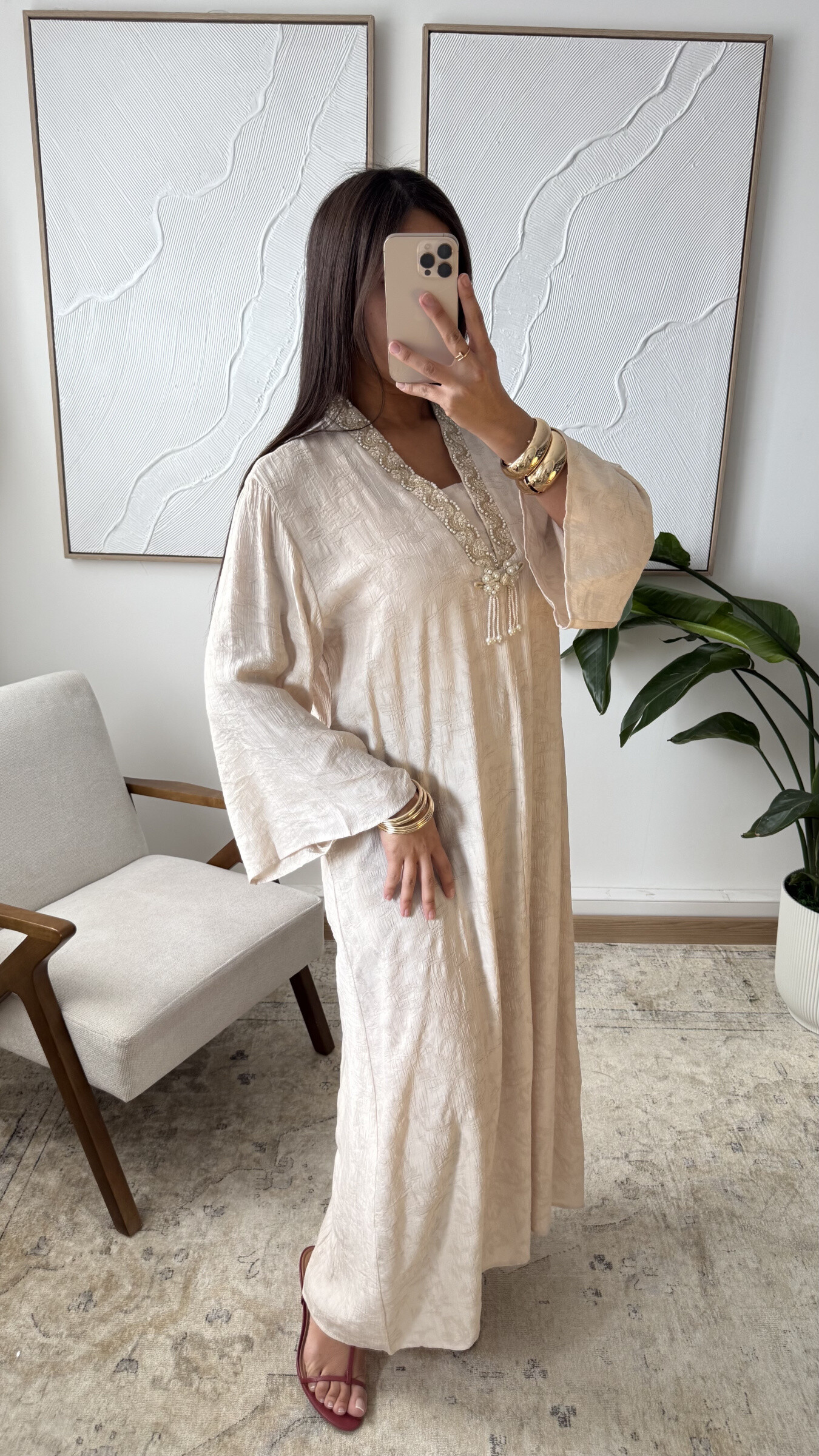 Grossiste White Icy - Robe Anissa - Effet Froissé