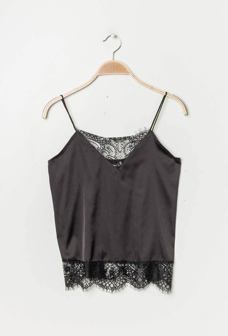 Wholesaler WHOO - Satin tank top