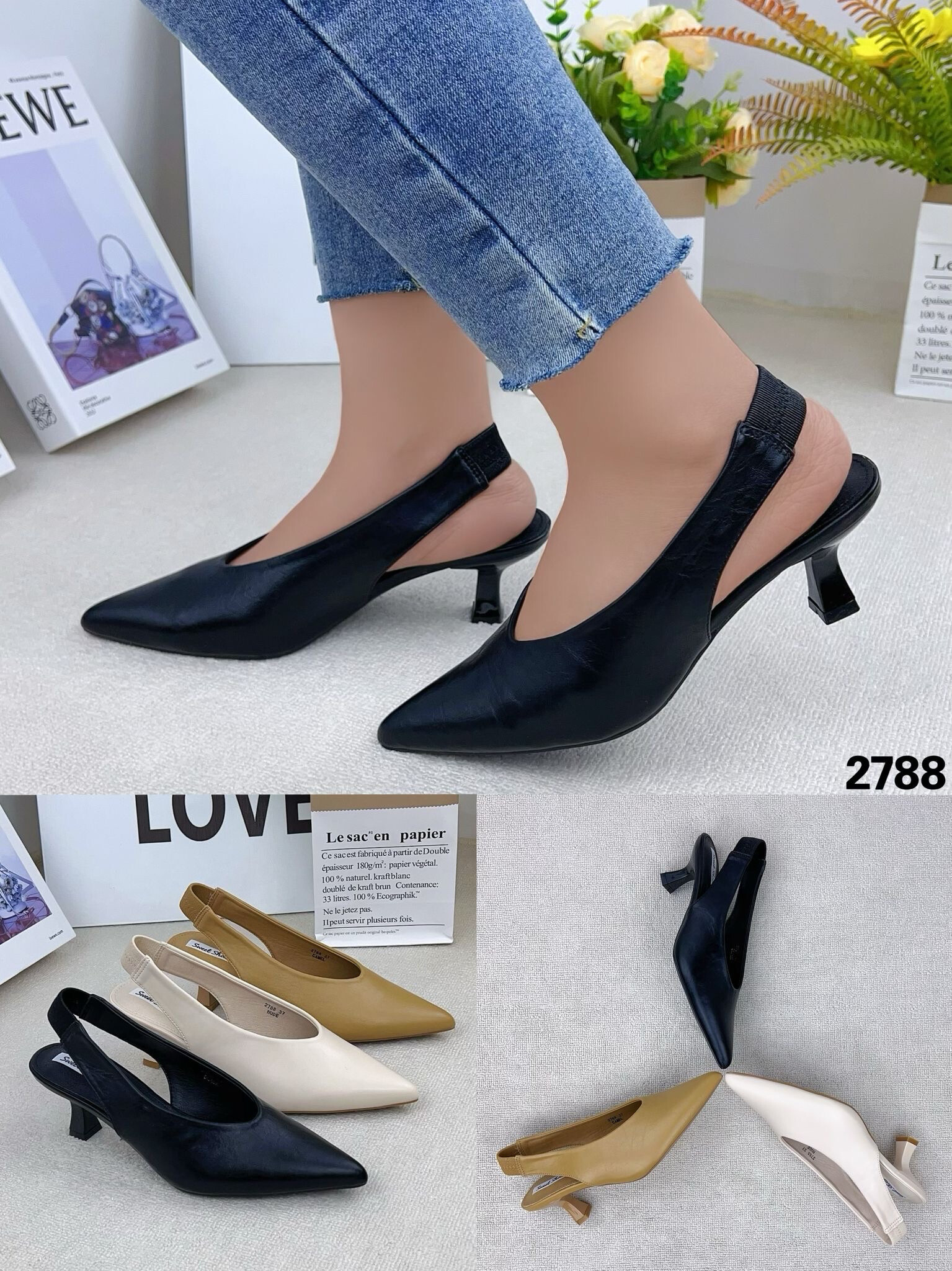Wholesaler WILADY - Faux leather mule pumps