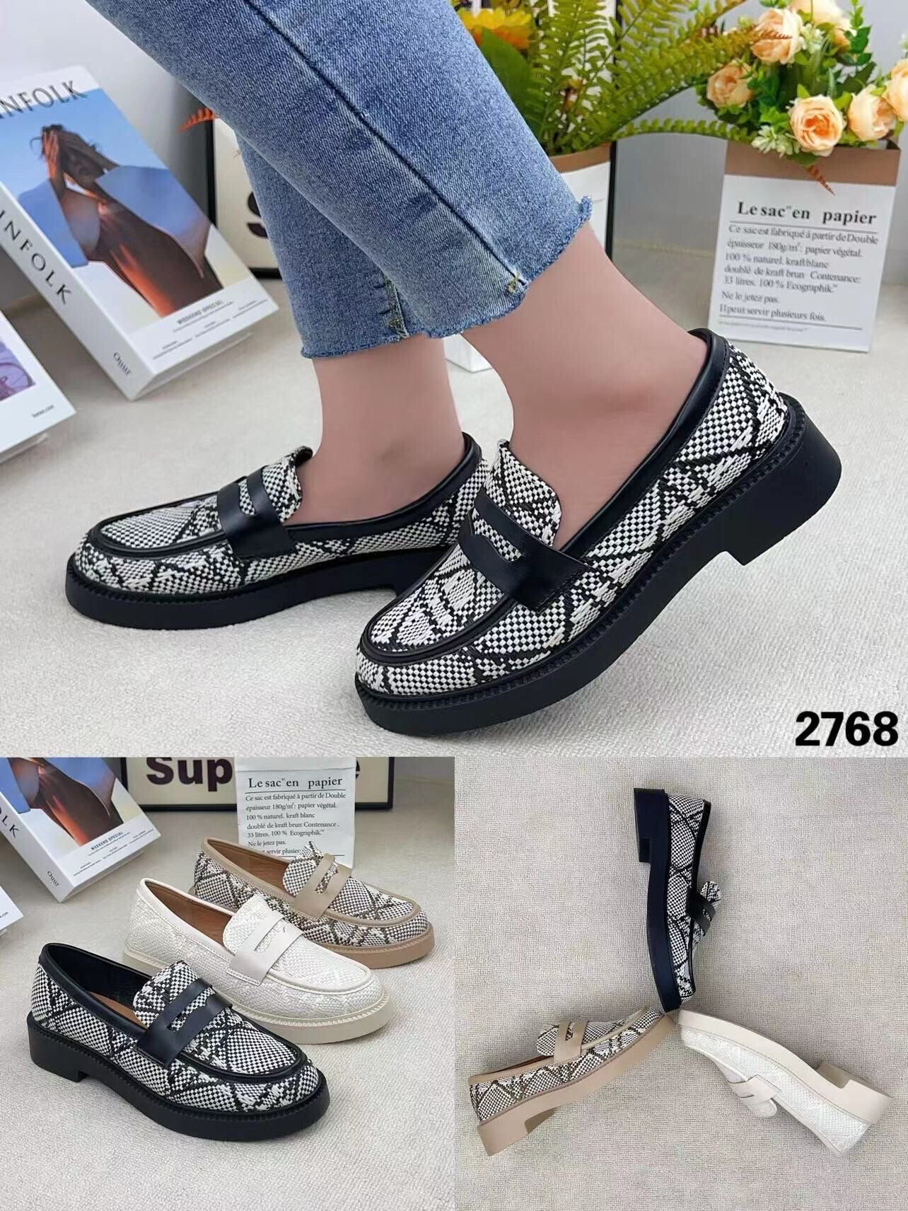 Wholesaler WILADY - Moccasins woven in images