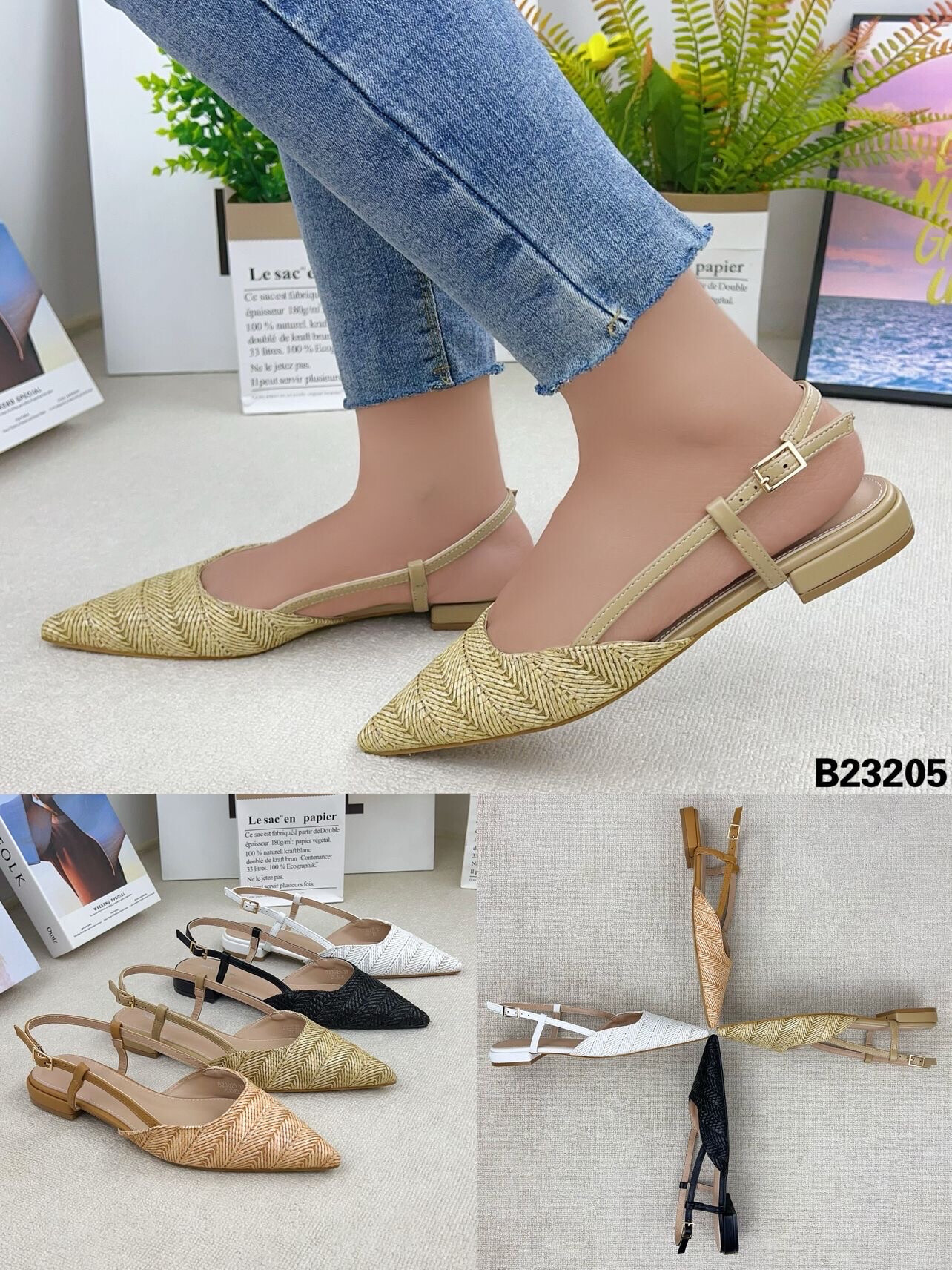 Wholesaler WILADY - Woven straw sandals