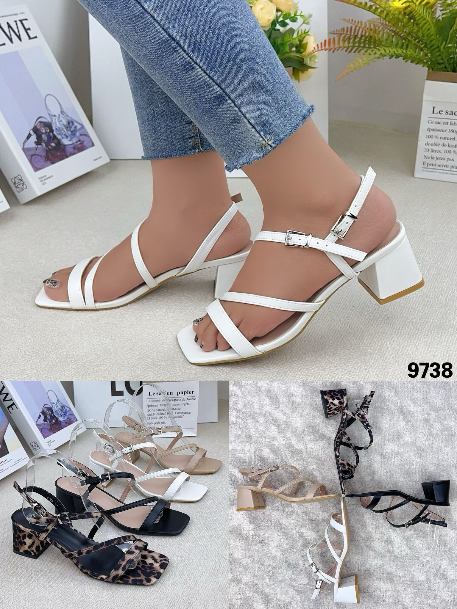Wholesaler WILADY - Faux leather heeled sandals