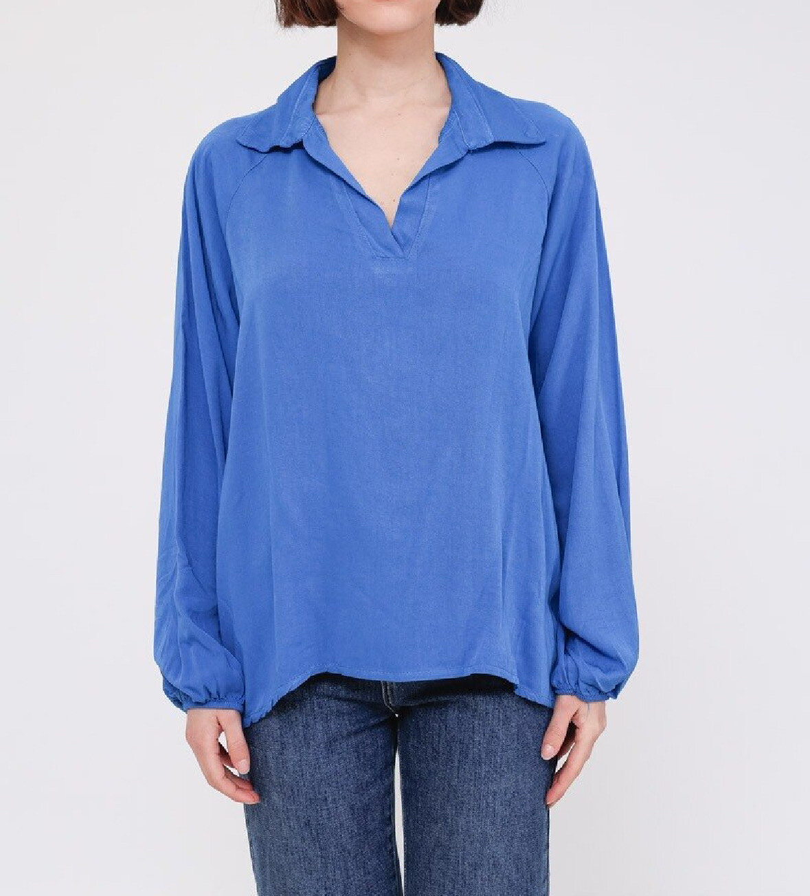 Grossiste Willow - Blouse en viscose unie