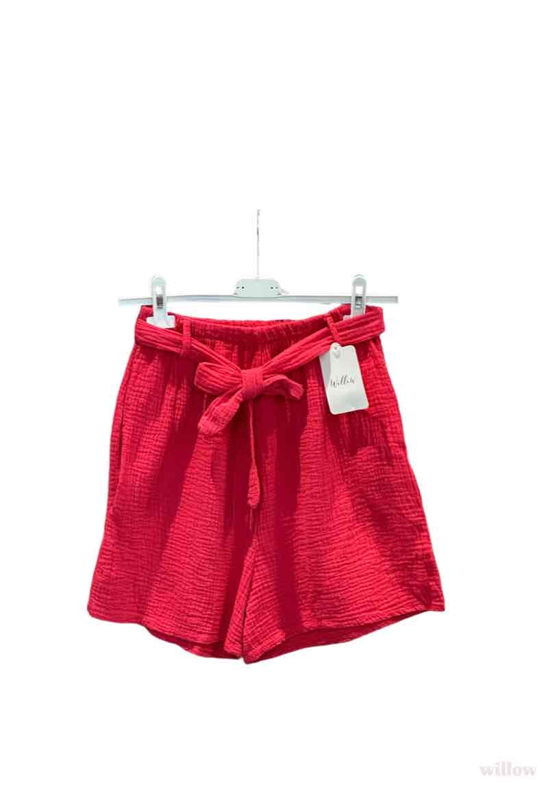 Grossista Willow - Pantaloni corti in chiffon di cotone