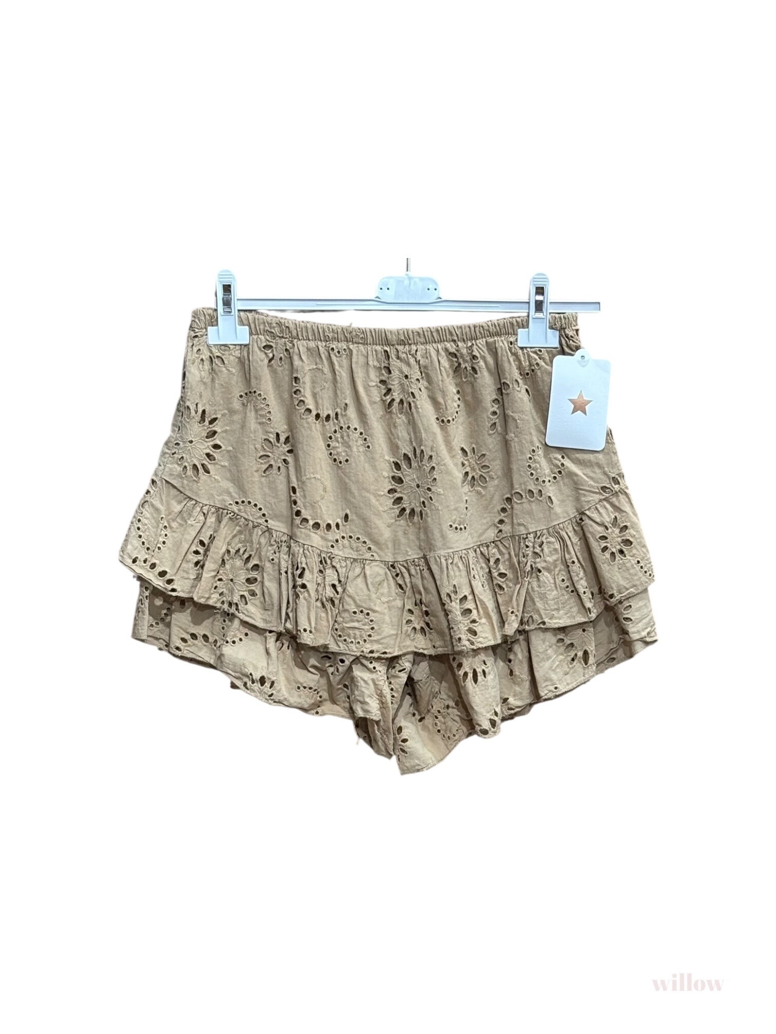 Wholesaler Willow - English embroidery short skirt