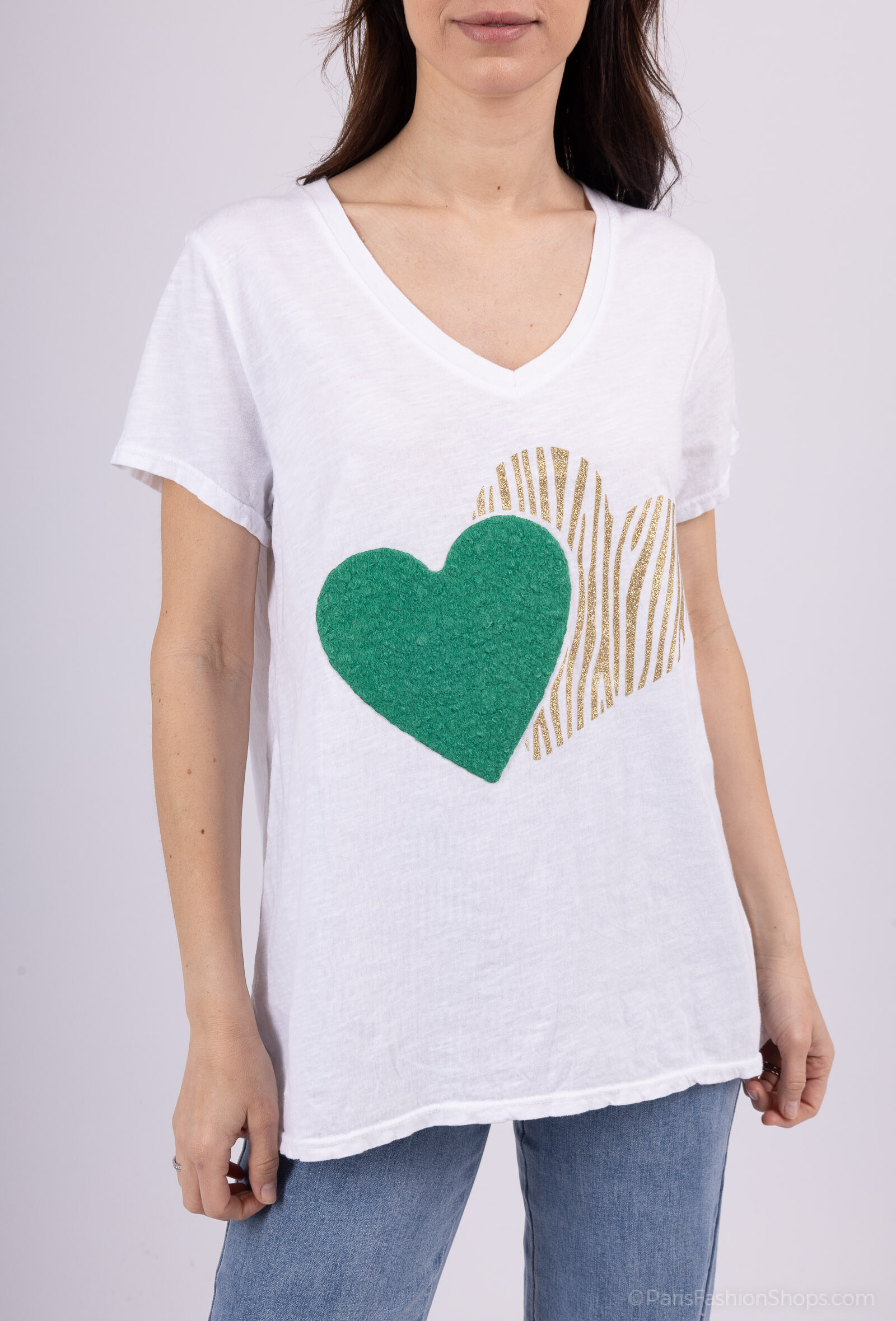 Wholesaler Willow - Double heart t-shirt #1550