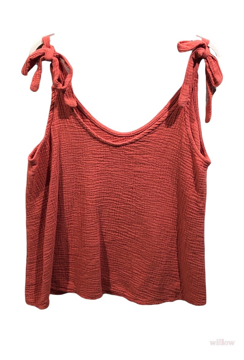 Großhändler Willow - Tanktop mit verstellbaren Trägern aus Baumwollgaze