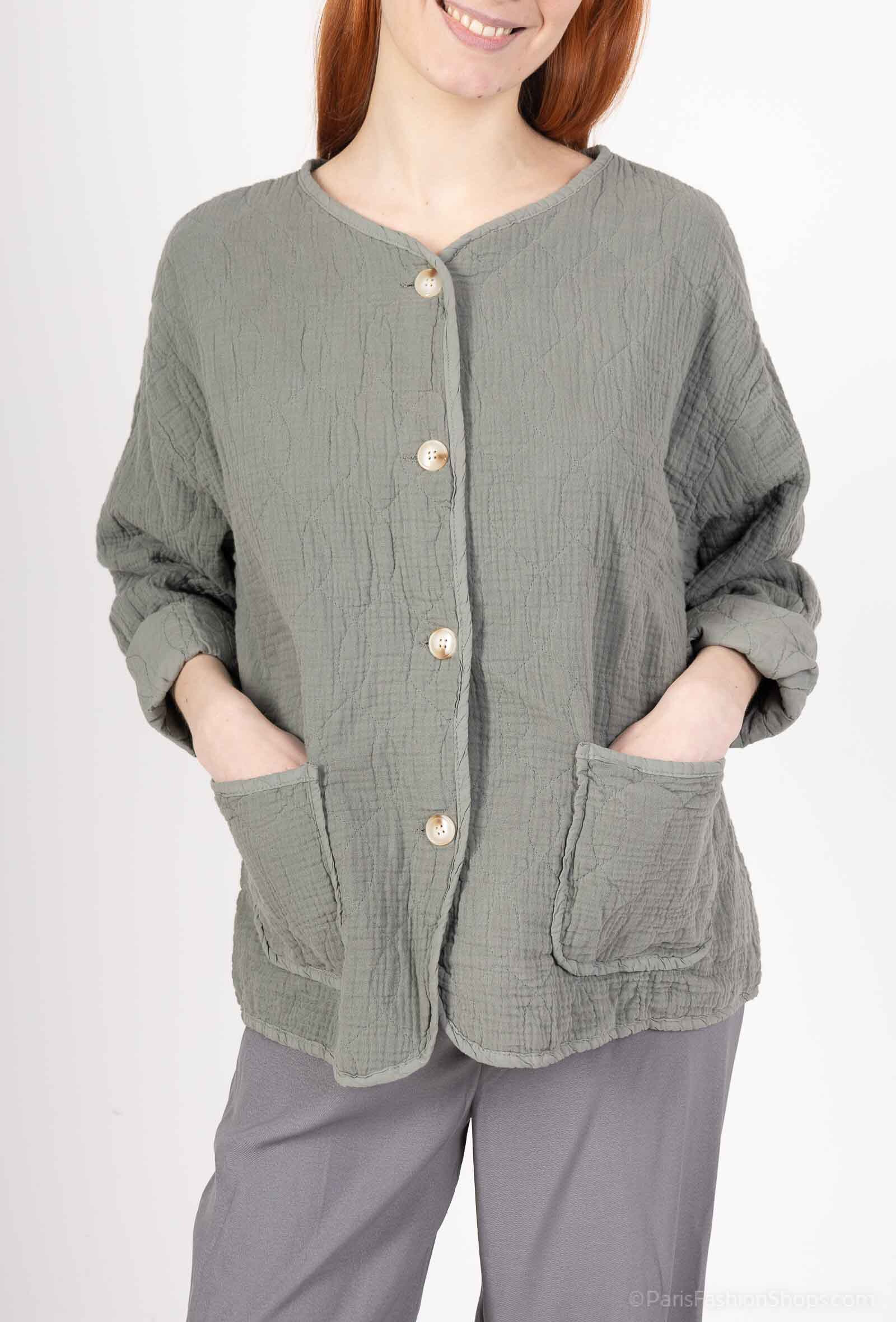 Grossiste Willow - Veste boutonnée col rond