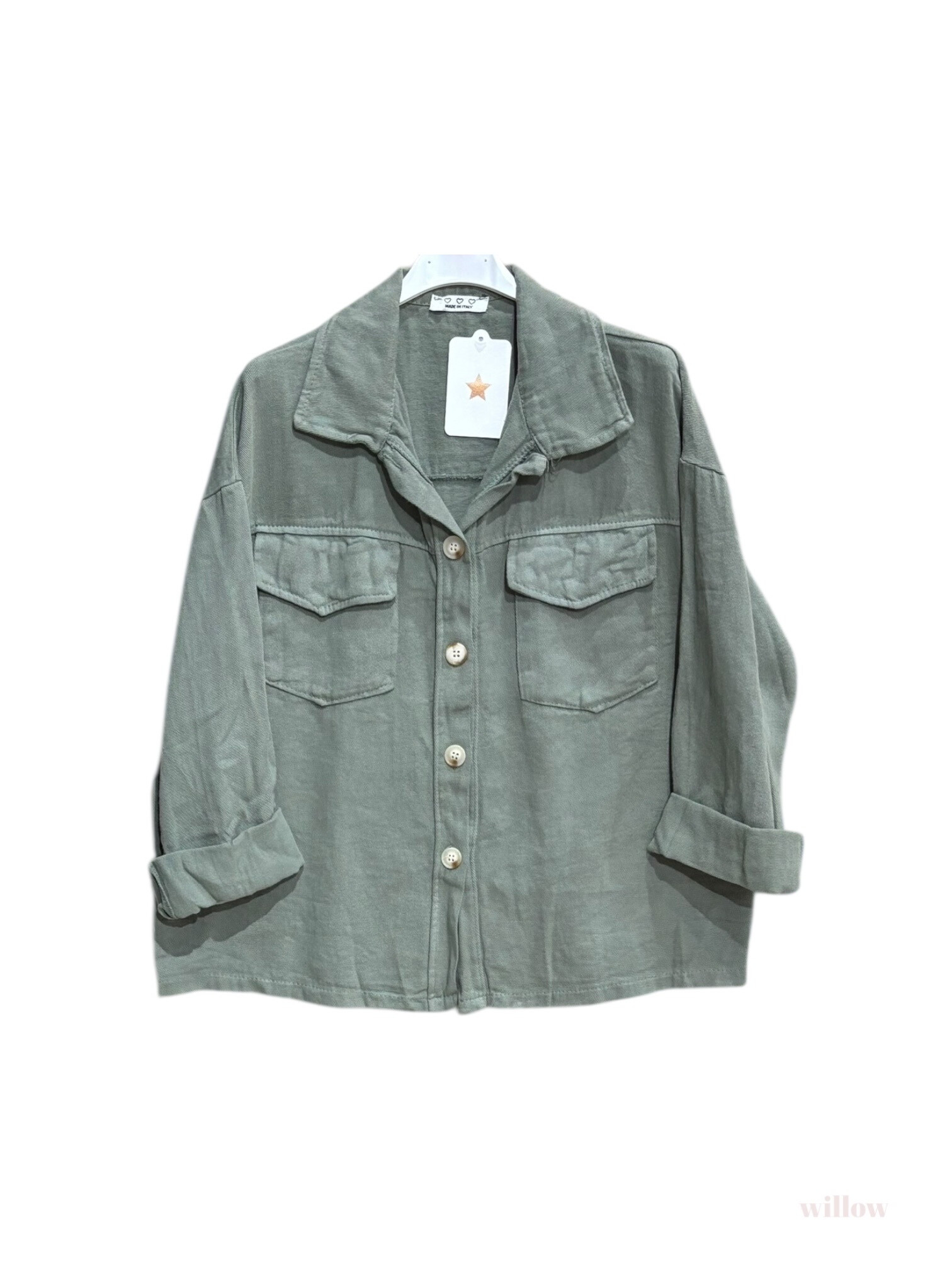 Grossiste Willow - Veste en coton unie