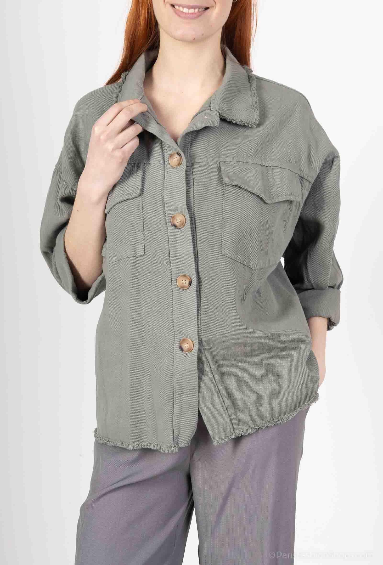 Grossiste Willow - Veste en coton à franges