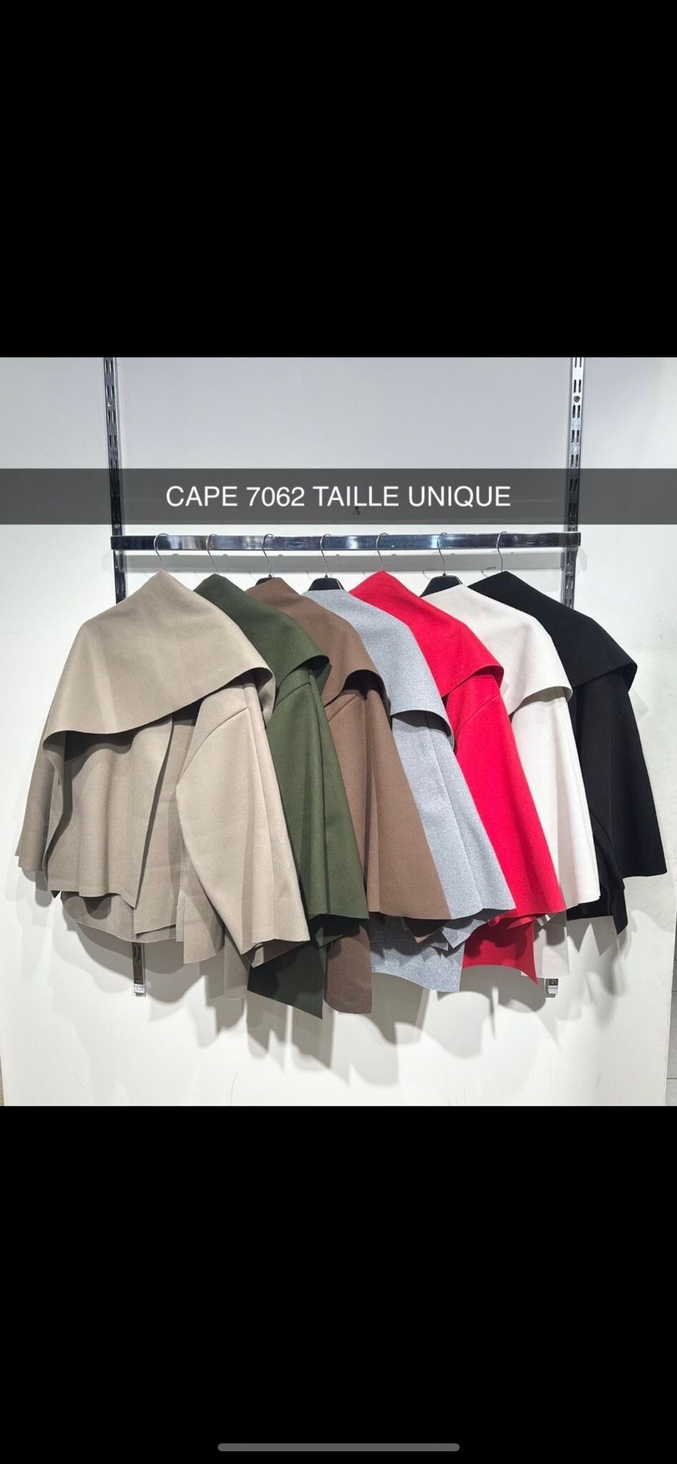 Grossiste Willy Z - Cape avec écharpe intégrée
