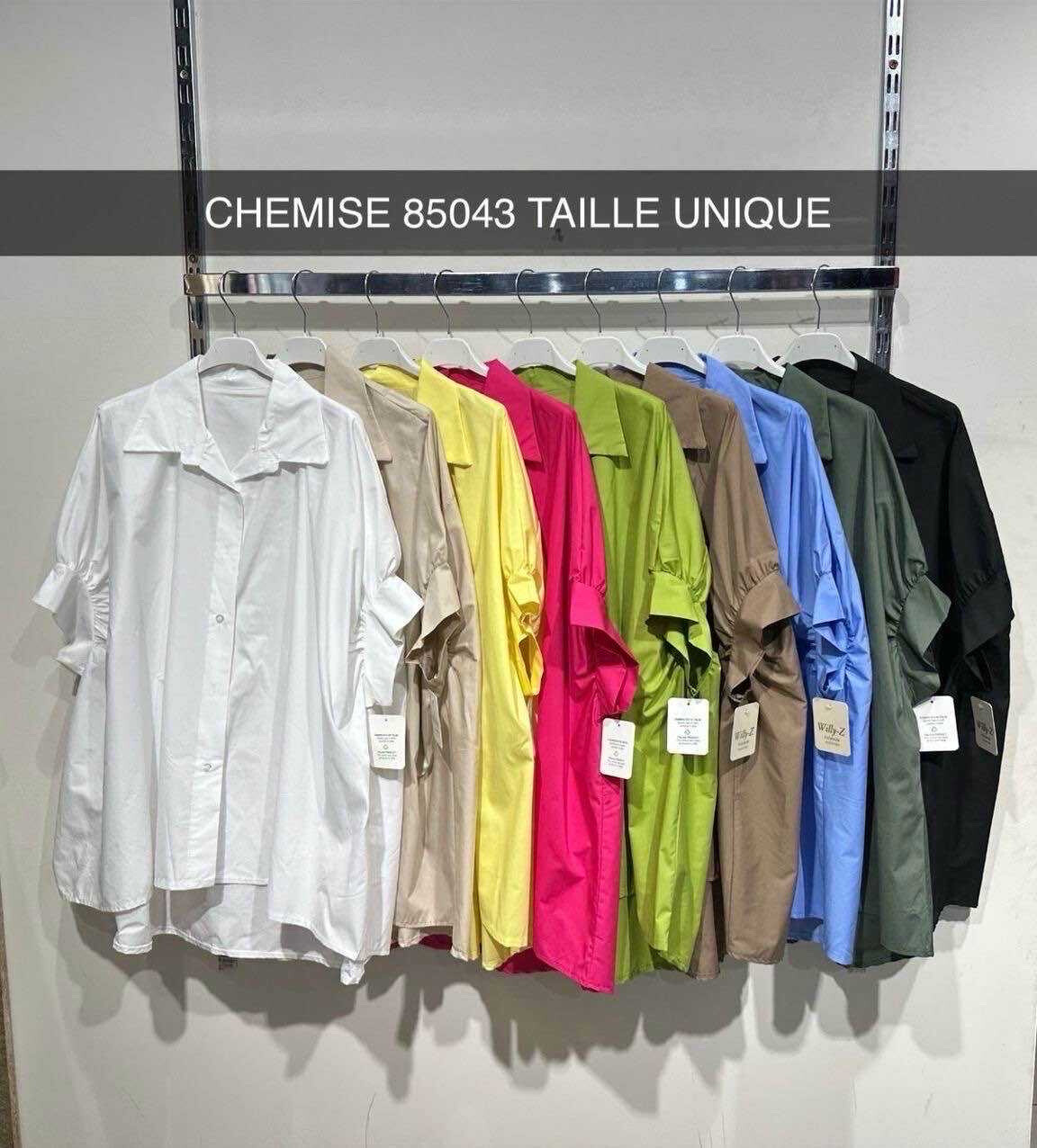 Grossiste Willy Z - Chemise popeline courte