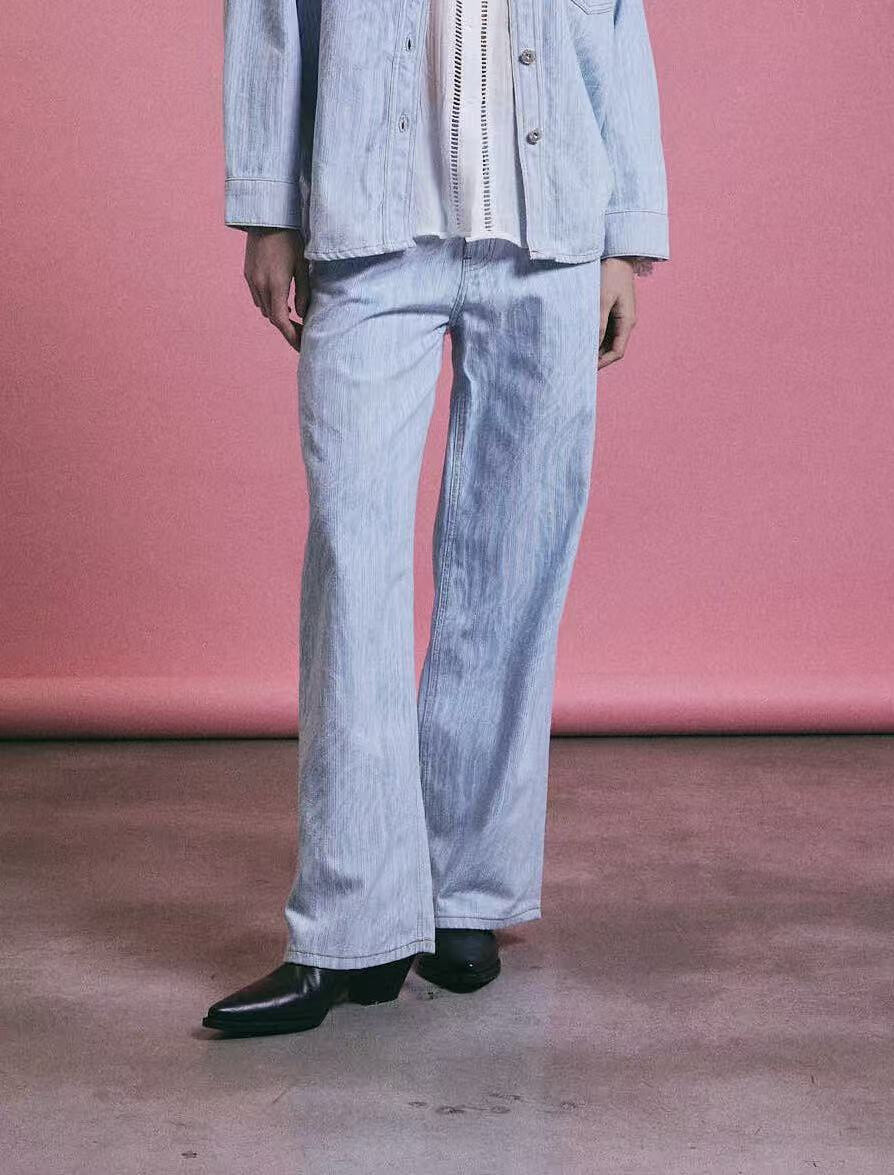Grossiste WIYA SRL - Jean effet délavé