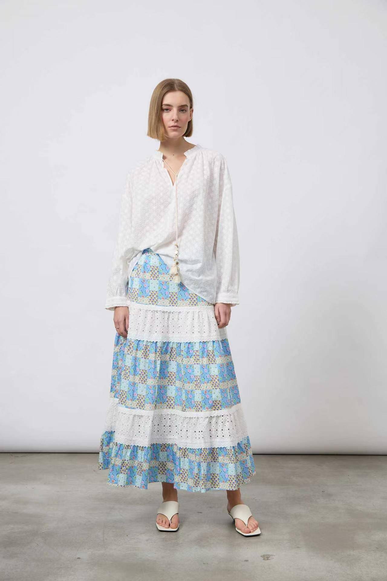 Mayorista WIYA SRL - Falda con estampado floral
