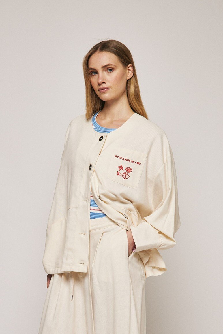 Mayorista WIYA SRL - Camisa de mezcla de lino ''by sea and by land''