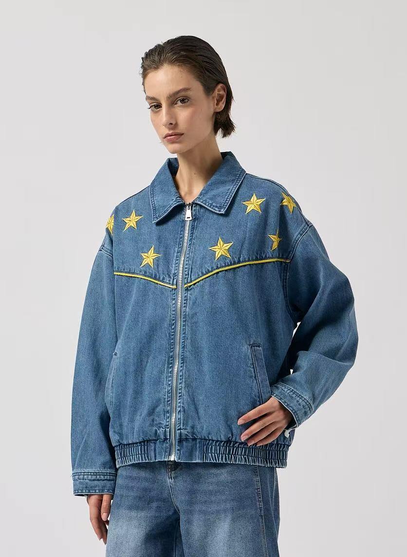 Wholesaler WIYA SRL - STAR JEAN JACKET
