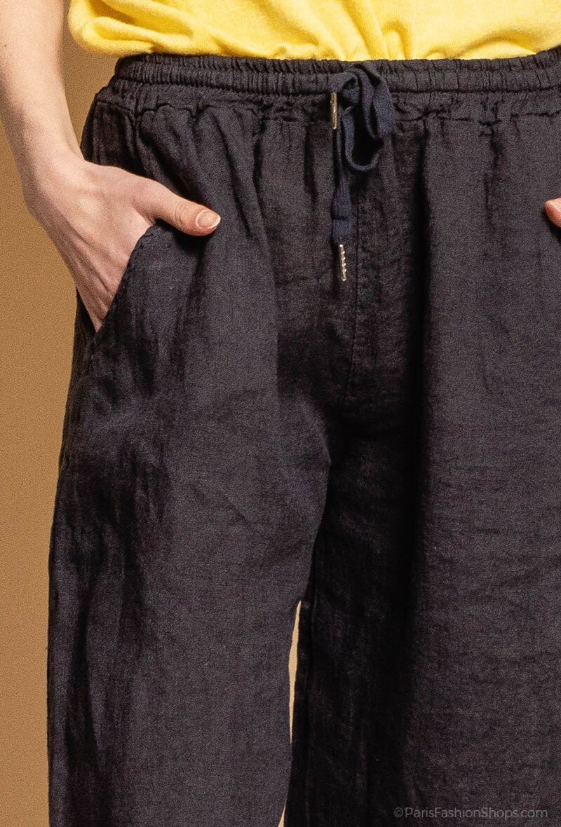 Wholesaler Women - Wide leg pants in linen