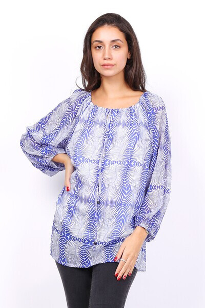 Wholesaler World Fashion - Long -sized Long Sleeping Woman Blouse - Elegant and Comfortable