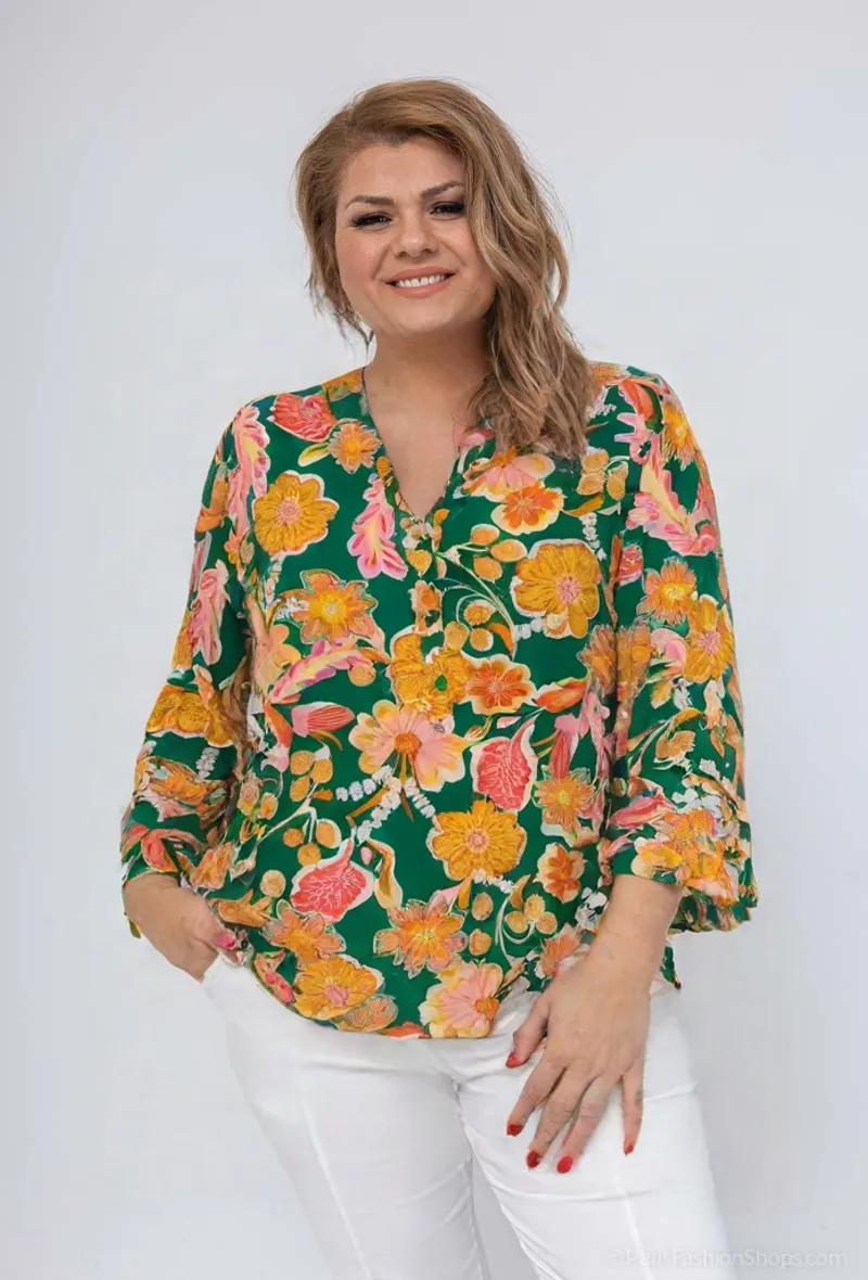 Wholesaler World Fashion - Large Size Women's Woman 3/4 Woman - Elegant and comfortable