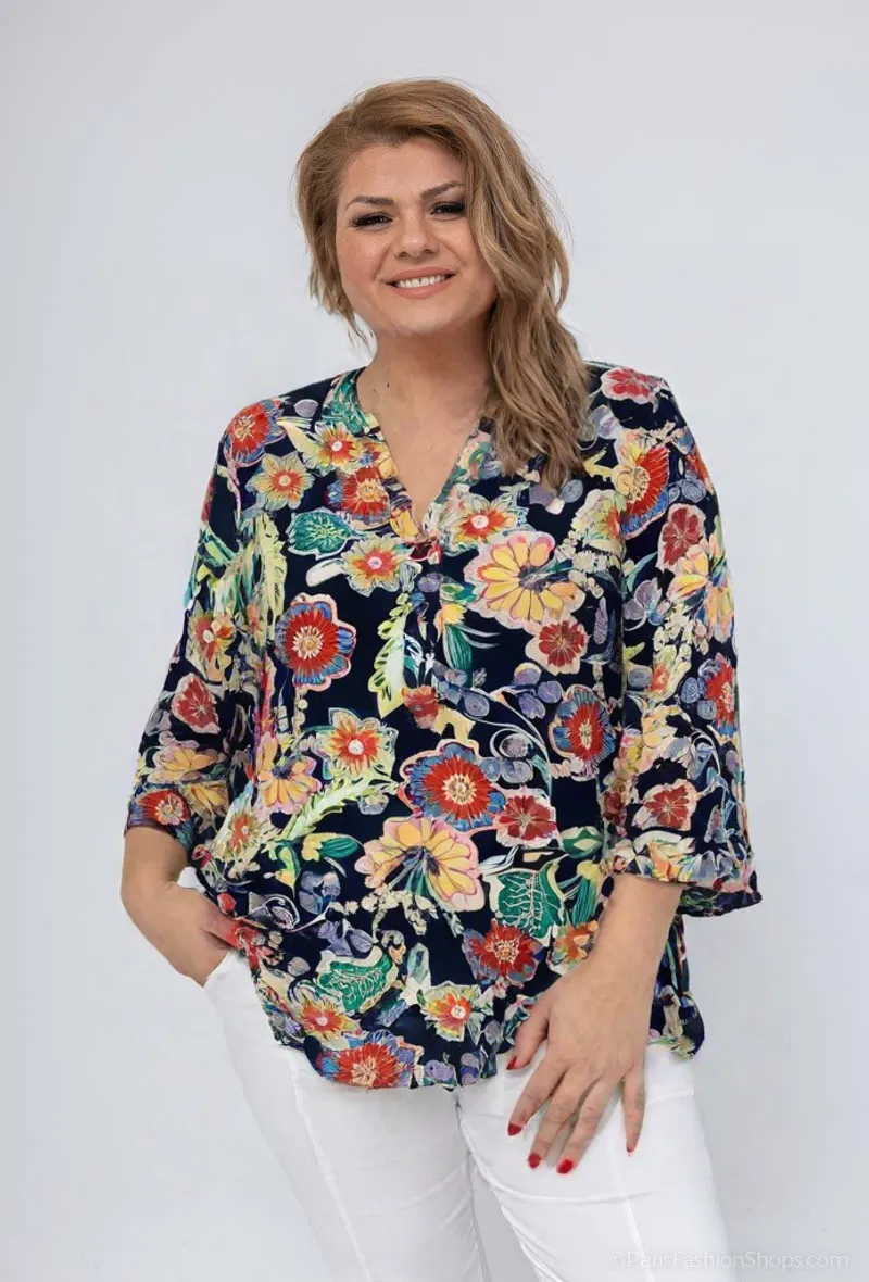 Wholesaler World Fashion - Large Size Women's Woman 3/4 Woman - Elegant and comfortable