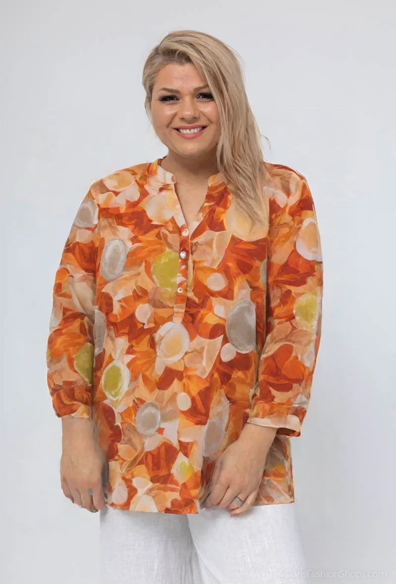 Wholesaler World Fashion - Large Size Women's Woman 3/4 Woman - Elegant and comfortable