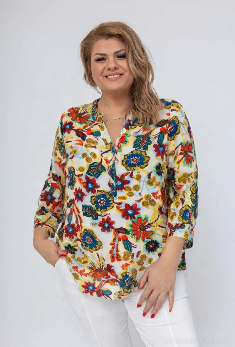 Wholesaler World Fashion - Large Size Women's Woman 3/4 Woman - Elegant and comfortable