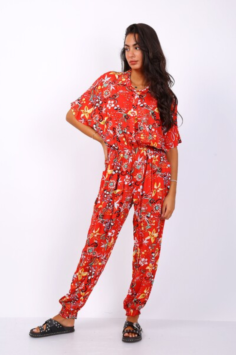 Wholesaler World Fashion - GT short-sleeved jumpsuit - Printed