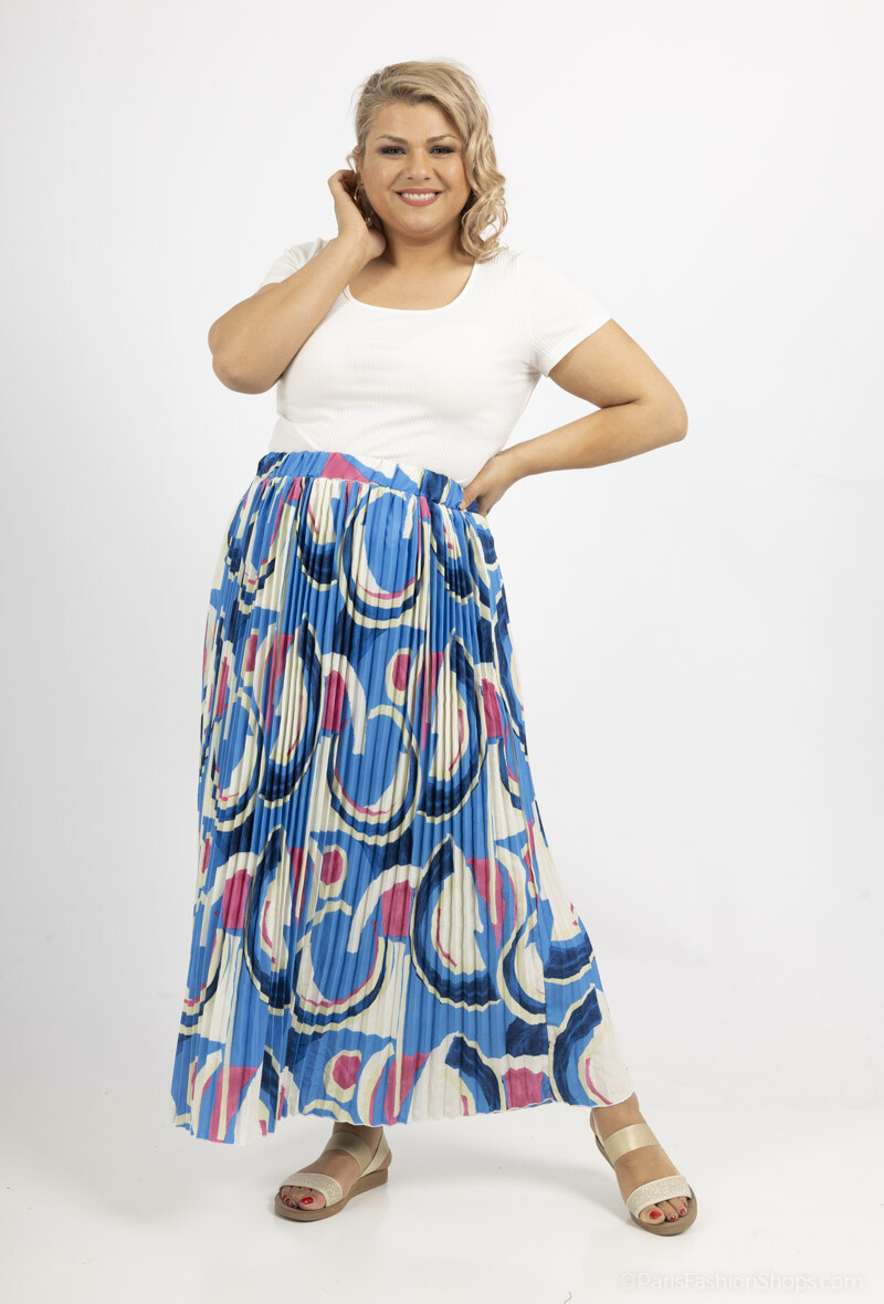 Mayorista World Fashion - Falda de mujeres plisadas grandes: elegante y cómoda