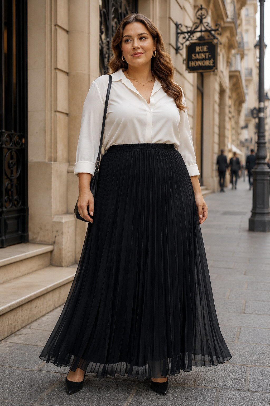 Großhändler World Fashion - Damen Faltenrock in großen Größen – Elegant und Bequem