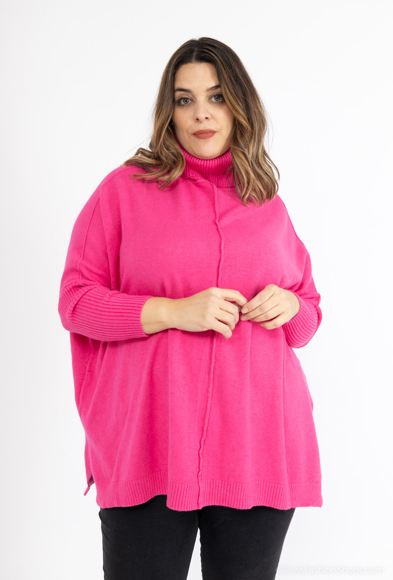 Mayorista World Fashion - Jersey grueso GT de cuello alto con cachemir