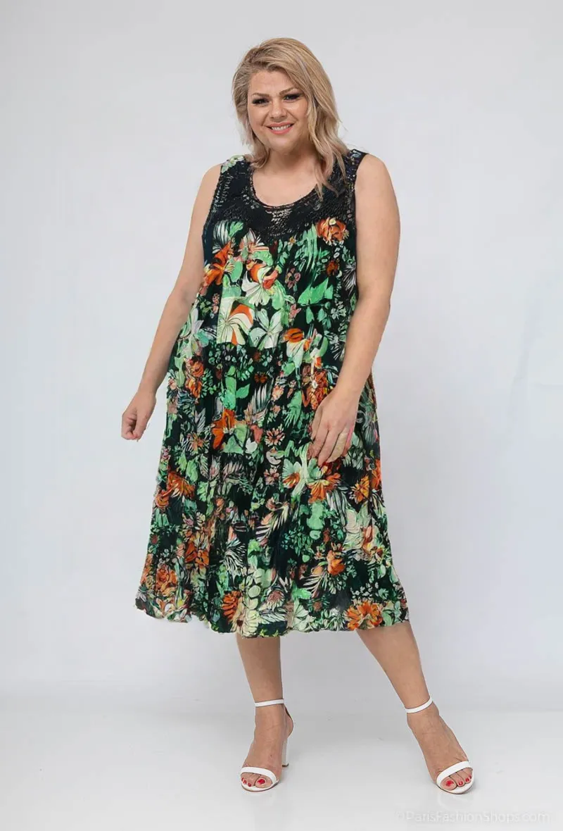 Wholesaler World Fashion - Long Woman Woman Dress without sleeve - Elegant and comfortable