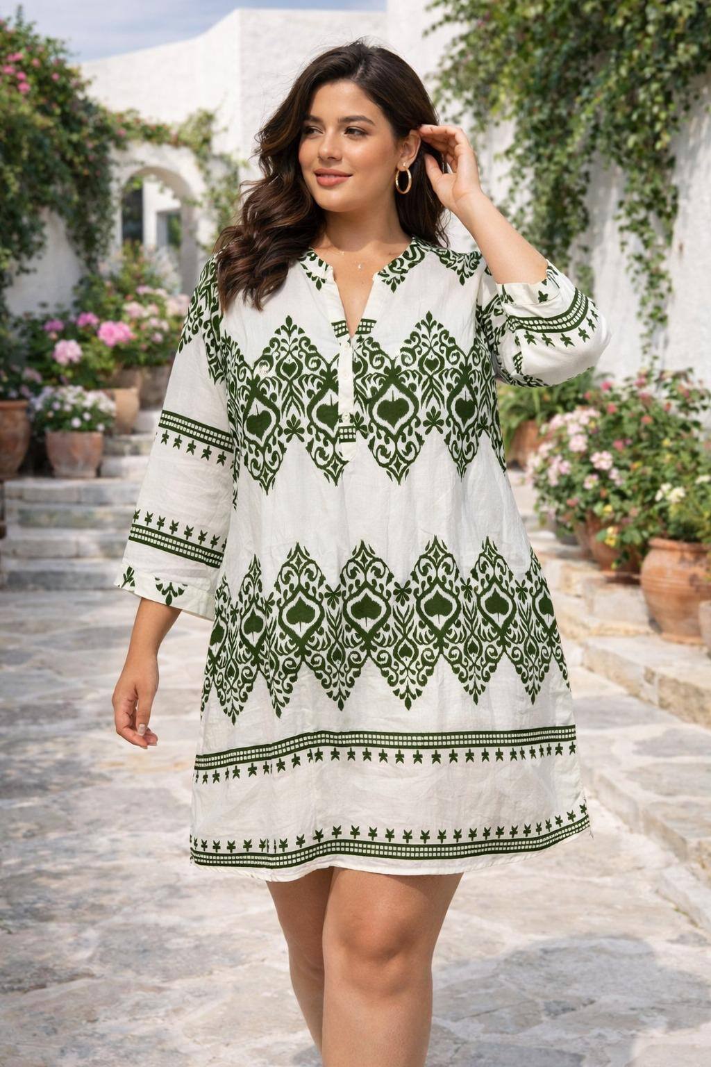 sachin and babi light blue dress Tunic Plus-Size Tops for Women