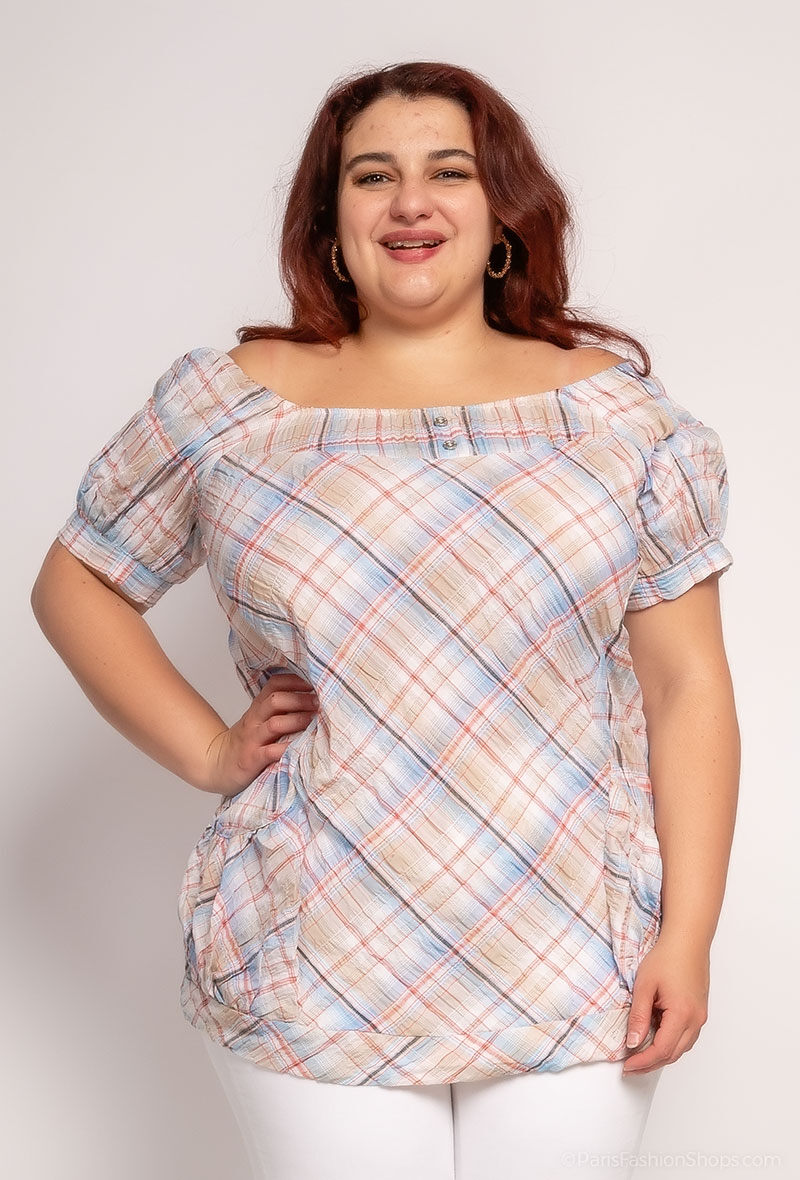 Wholesaler World Fashion - Check tunic
