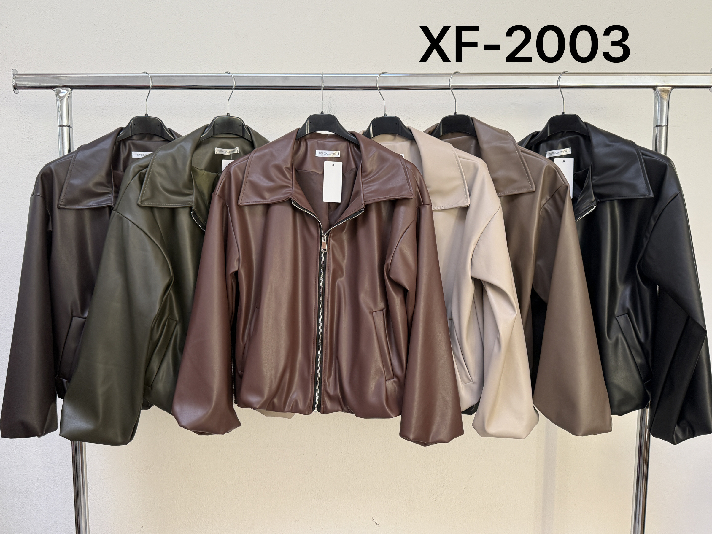 Grossista XFASHION - Giacca Cappotto Pelle