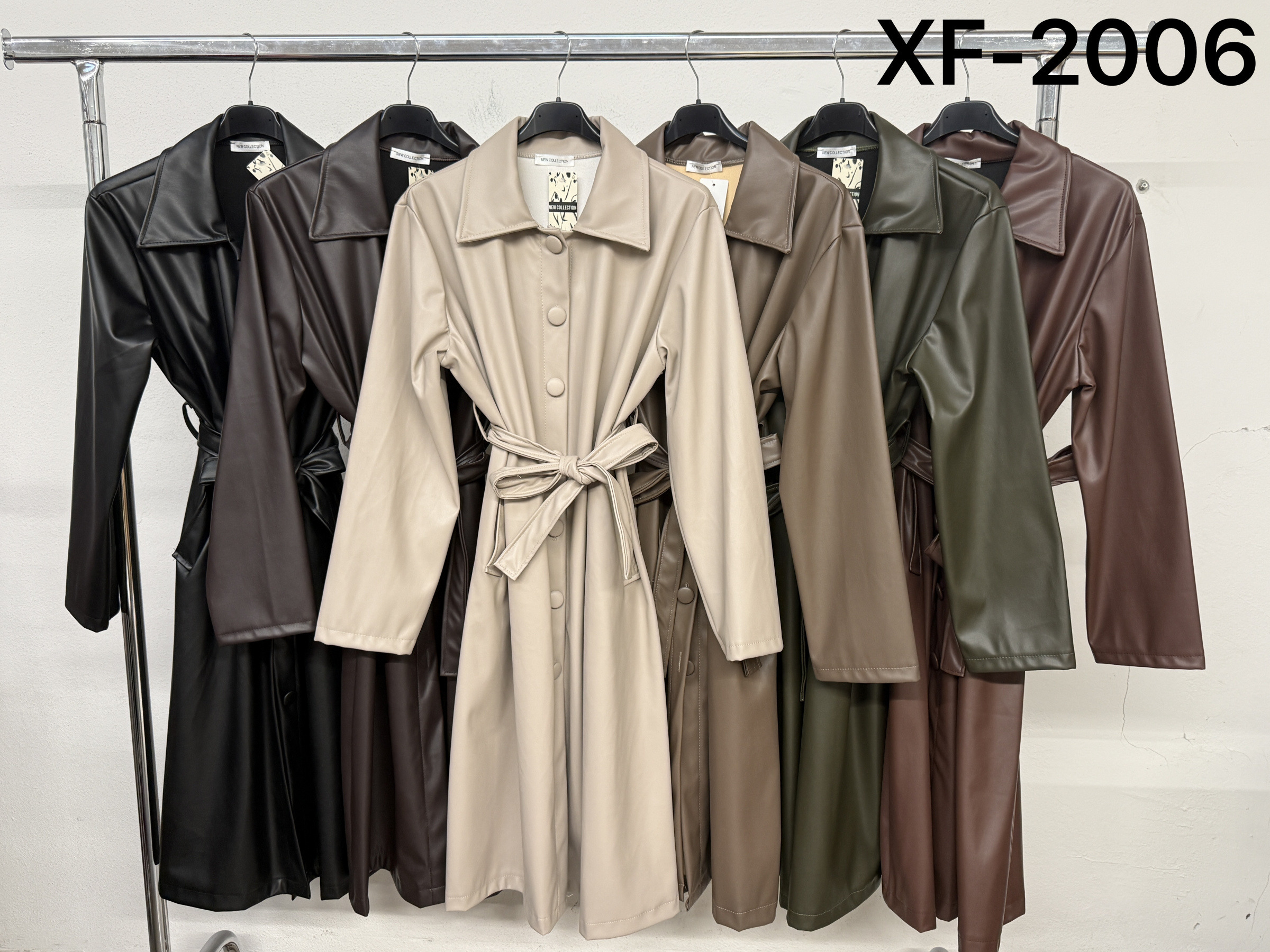 Wholesaler XFASHION - Long leather coats