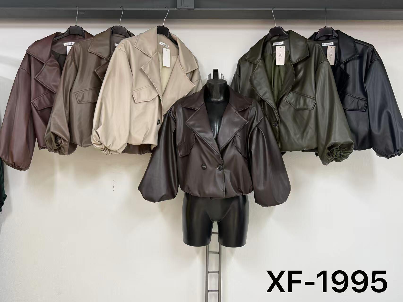 Wholesaler XFASHION - LEATHER COAT JACKET WITH LINING